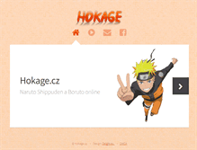 Tablet Screenshot of hokage.cz